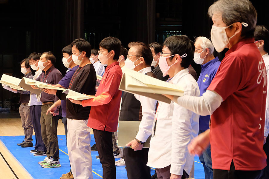 Photo: Opera Onbashira rehearsal