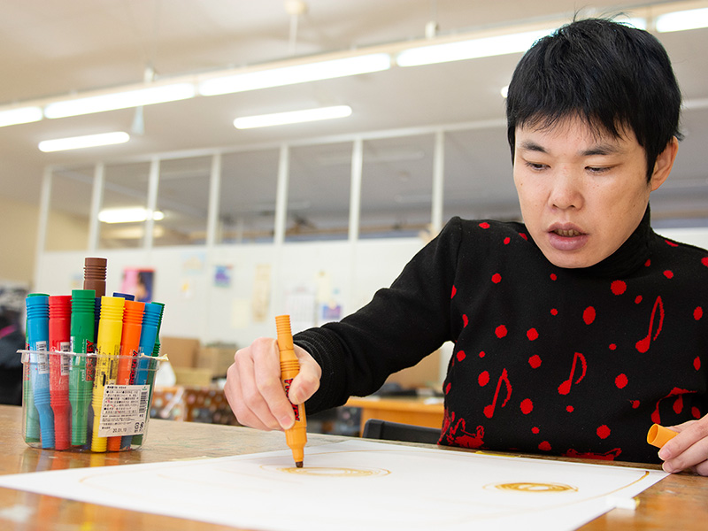 ザワメキアート展・西村美恵子さん