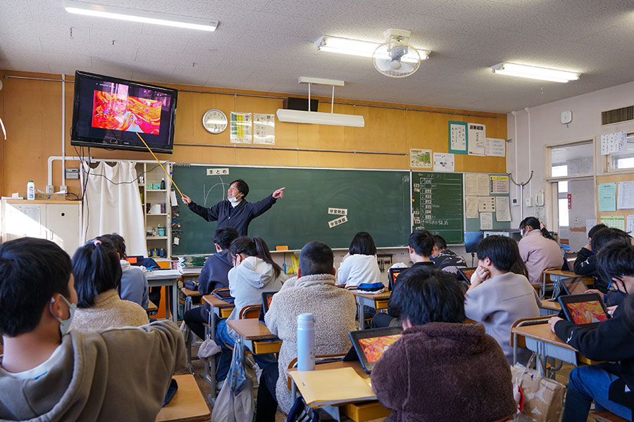 写真：東御市の朝鑑賞から生まれる対話の循環