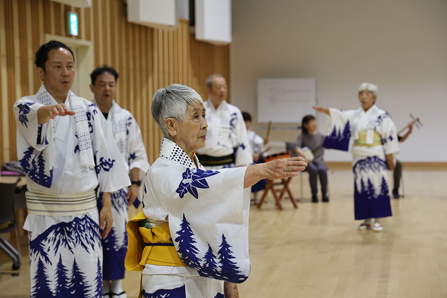 写真：木曽踊保存会　定例稽古会